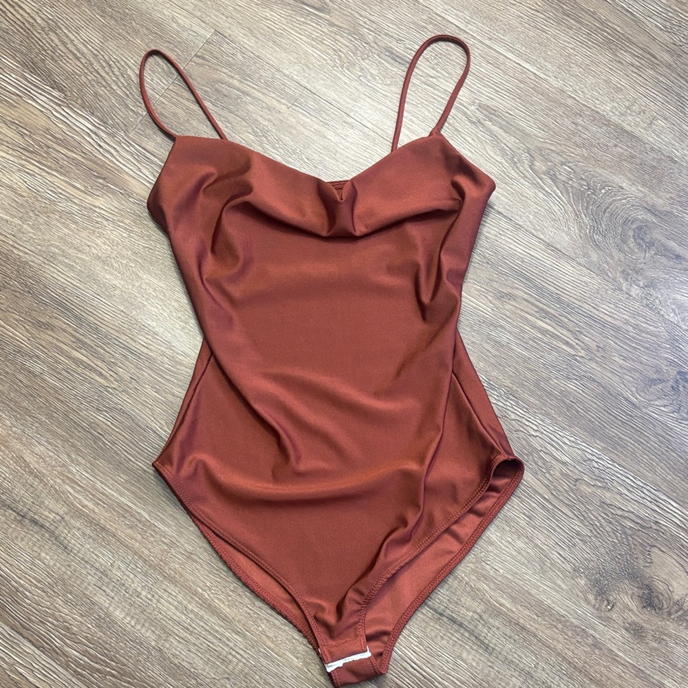 Chocolate Rust Brown Bodysuit